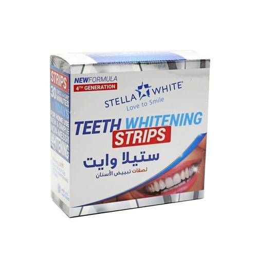 ستيلا وايت (Stella White) شرائح (لصقات) تبييض الأسنان لنتائج احترافية - 28 لصقة