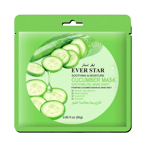 إيفر ستار (Ever Star) قناع (ماسك) الوجه بخلاصة الخيار للترطيب - 25 جم