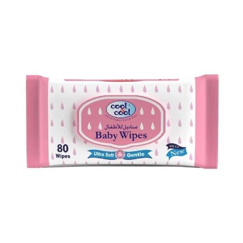 كول آند كول مناديل أطفال الترا سوفت جنتل (Ultra Soft) عبوة توفيرية - 80 منديل