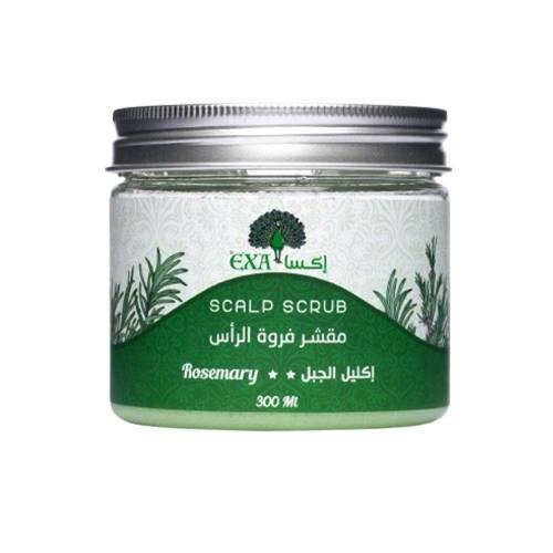 إكسا (EXA) مقشر فروة الرأس بإكليل الجبل لتقوية البصيلات - 300 مل