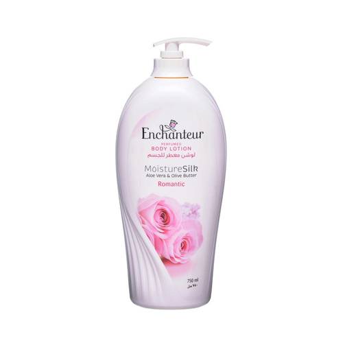 انشانتير (Enchanteur) لوشن الجسم المعطر (Romantic) برائحة الزهور - 750 مل