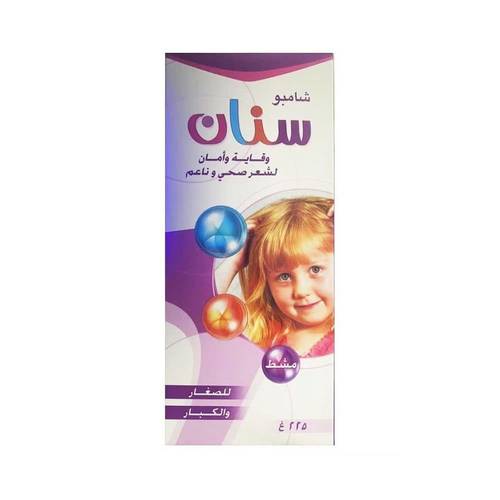شامبو سنان الطبي المخصص للقضاء على القمل والصئبان وحماية الفروة - 225 مل