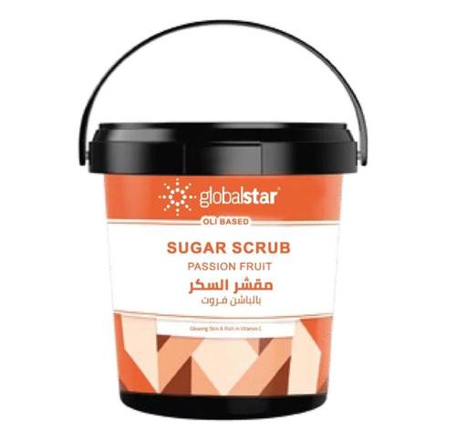جلوبال ستار مقشر السكر بالباشن فروت لإزالة الجلد الميت ومنح الجسم رائحة منعشة - 600 جم