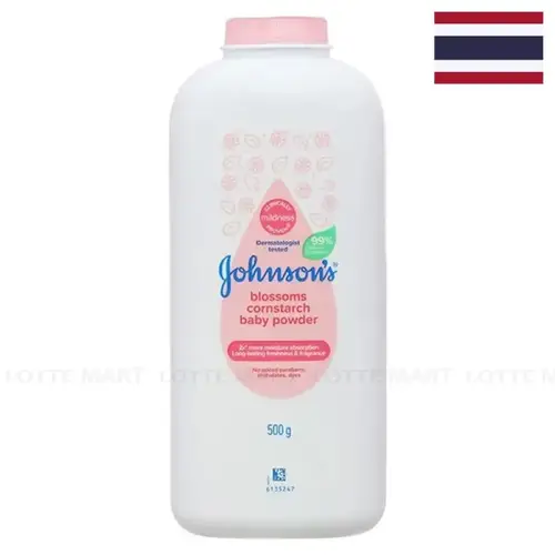 جونسون (Johnson's) بودرة الأطفال بلوسومز (Blossoms) بنشا الذرة لنعومة فائقة - 500 جم