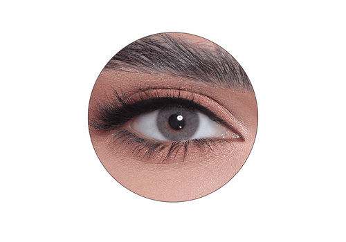 ثري دي كلرز عدسات لاصقة ملونة شهرية (3D Colors) لون جراي (Gray) الرمادي الجذاب