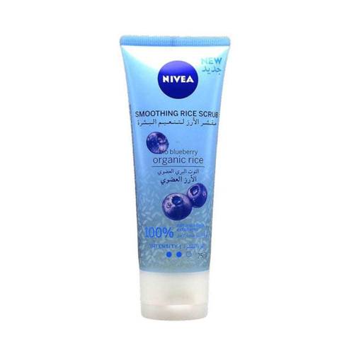 نيفيا مقشر الأرز الطبيعي (Rice Scrub) لتنعيم البشرة وتجديد حيويتها (اللون الأزرق) - 75 مل