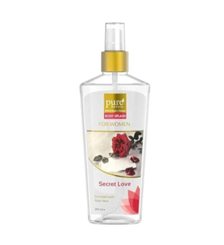 بيور بيوتي (Pure Beauty) سبراي معطر جسم للنساء (Secret Love) جذاب - 250 مل