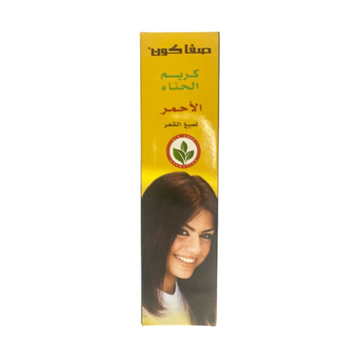 صفا (Safa) حناء كريم شبه دائمة للشعر لون أحمر