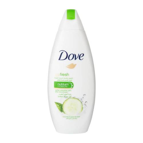 دوف (Dove) غسول جسم (شاور جل) بالخيار والشاي الأخضر لانتعاش ونعومة - 250 مل