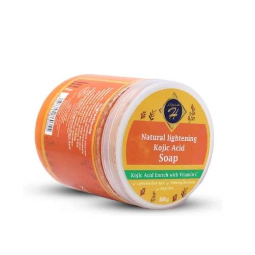 كنوز إتش صابونية حمض الكوجيك (Kojic Acid) مع فيتامين سي للتفتيح - 500 جم