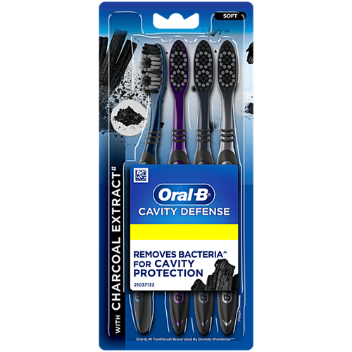 أورال بي (Oral-B) فرشاة أسنان يدوية للتنظيف اليومي (عرض 4 حبات)
