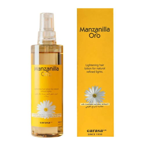 مانزيلا (Manzanilla) بخاخ لوشن صبغة وتفتيح الشعر بخلاصة البابونج الطبيعي - 180 مل