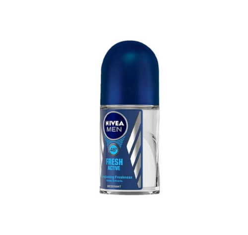 نيفيا للرجال مزيل عرق رول أون فريش أكتيف (Fresh Active) لانتعاش يومي - 50 مل
