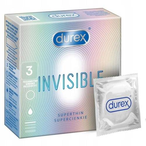 ديوركس (Durex) واقي ذكري رقيق جداً (Extra Thin) لزيادة الإحساس - 3 حبات