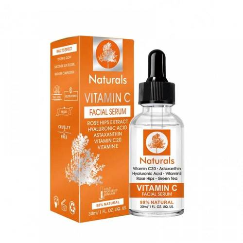 ناتشورال (Natural) سيروم فيتامين سي الطبيعي لترطيب الوجه ومنحه إشراقة - 30 مل