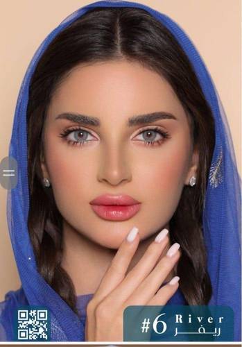 عدسات ليمونوس (Luminous) ملونة شهرية لون ريفر (River) لعيون واسعة وجذابة
