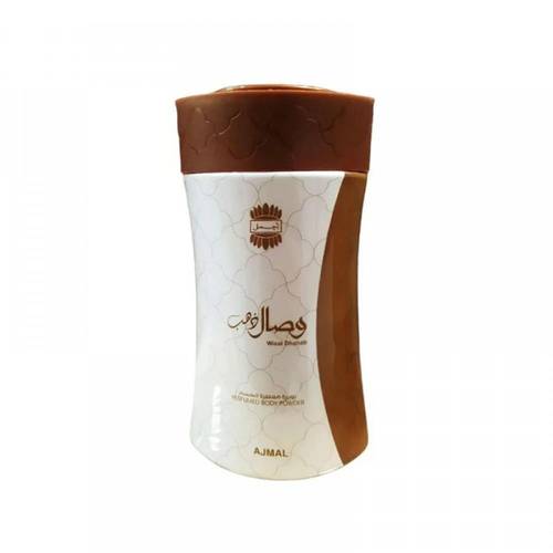 أجمل بودرة معطرة (وصال) للجنسين بلمسة ذهبية ورائحة شرقية فاخرة - 100 جم
