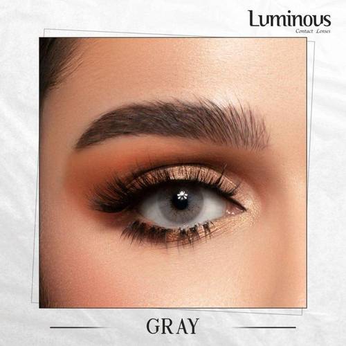 عدسات ليمونوس (Luminous) الملونة الشهرية لون جراي (Gray) رمادي كلاسيكي