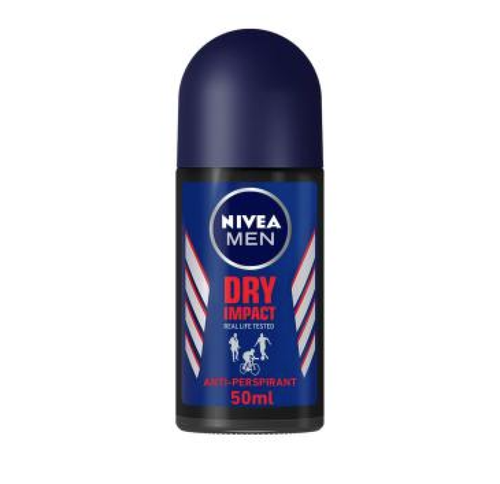 نيفيا مزيل عرق رول أون دراي إمباكت (Dry Impact) للرجال - 50 مل