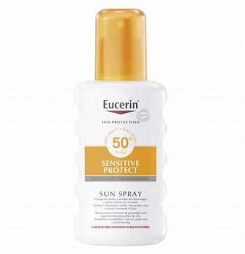 يوسيرين بخاخ واقي شمس شفاف (Sun Spray) حماية عالية SPF50+ للجسم - 200 مل