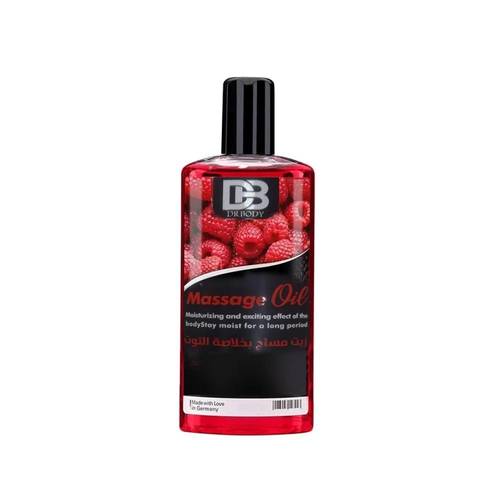 دكتور بدي (Dr. Body) زيت مساج وتدليك للجسم برائحة التوت المنعشة لاسترخاء العضلات - 150 مل