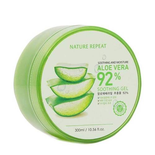 نيتشر ريبابليك (Nature Republic) جل الصبار الملطف 92% (الألوفيرا) لترطيب البشرة والشعر - 300 مل