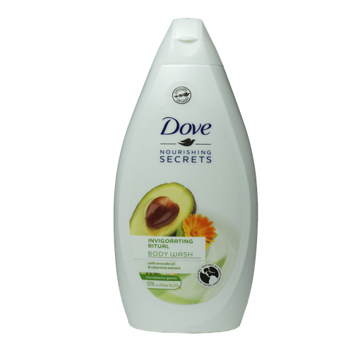 دوف جل استحمام (Shower Gel) بزيت الأفوكادو وخلاصة الآذريون للنعومة - 500 مل