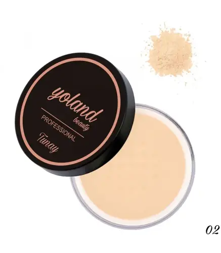 يولاند بيوتي (Yolande Beauty) بودرة منثورة (لوس باودر) لتثبيت المكياج رقم 01