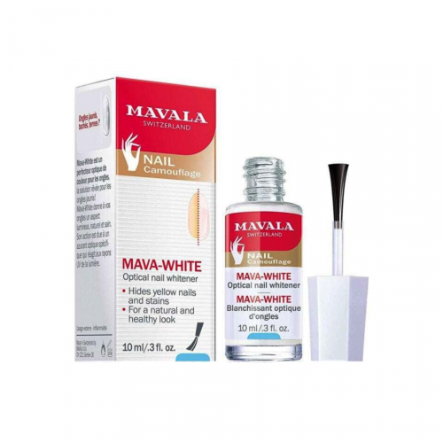 مافالا (Mavala) مبيض أظافر (Nail Whitener) سويسري لإزالة الاصفرار والتصبغات - 10 مل