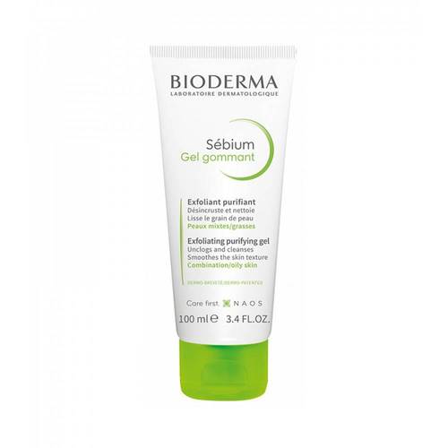 بيوديرما جل سيبيوم المقشر (Sebium Exfoliating Gel) لتنقية البشرة الدهنية - 100 مل