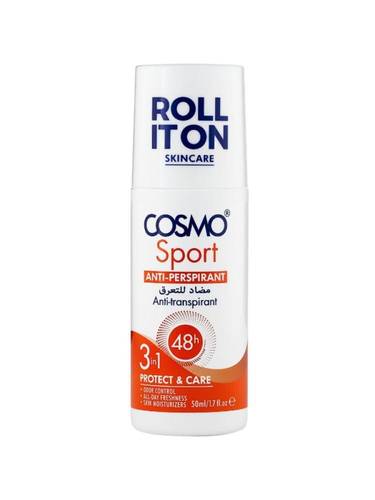 كوزمو (Cosmo) مزيل عرق رول أون سبورت (Sport) للرياضيين - 50 مل