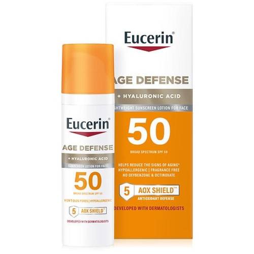 يوسيرين لوشن واقي شمس ومضاد للشيخوخة (Age Defense) للوجه والجسم SPF50 - 75 مل