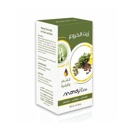 ماندي كير زيت الخروع النقي المركز لتكثيف الشعر والرموش والحواجب - 125 مل