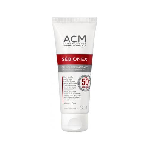 ايه سي ام جل واقي شمس سيبيونكس (Sebionex) للبشرة الدهنية والمختلطة SPF50+ - 40 مل