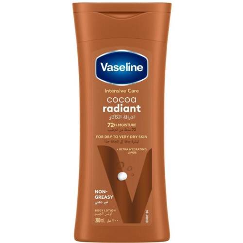 فازلين لوشن الجسم العناية المركزة بزبدة الكاكاو (Cocoa Radiant) حجم صغير - 200 مل