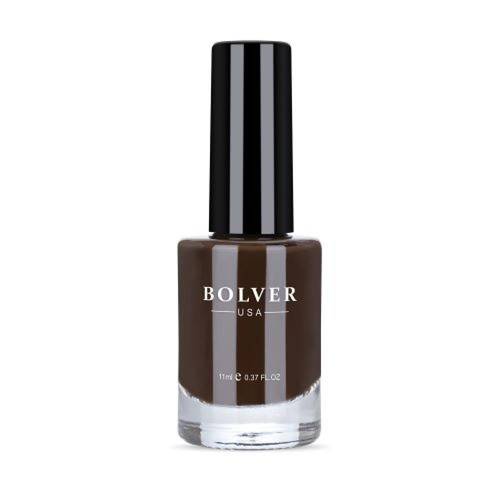 بلوفير (Bolver) طلاء أظافر (مناكير) لون كاكاو دافئ وراقي بتركيبة ثابتة وسريعة الجفاف رقم 777