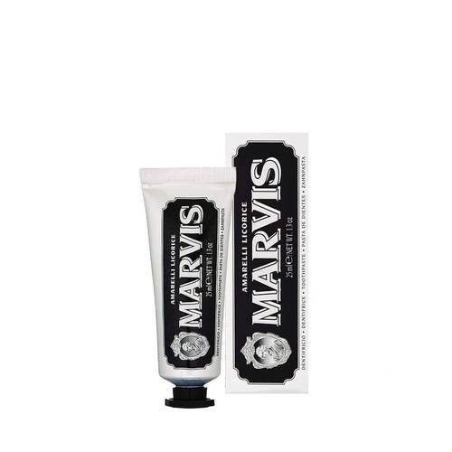 مارفيس (Marvis) معجون أسنان إيطالي فاخر بنكهة عرق السوس (Amarelli Licorice) والنعناع - 25 مل