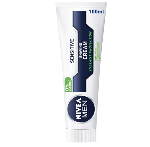 نيفيا كريم حلاقة للبشرة الحساسة (Sensitive Shaving Cream) - 100 مل