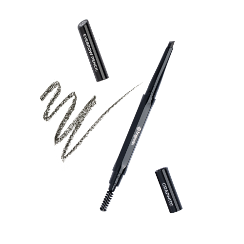 بوغينيا قلم الحواجب الخشبي كلاسيكي درجة غرافيت (Graphite) لمظهر حواجب محدد BG503.003