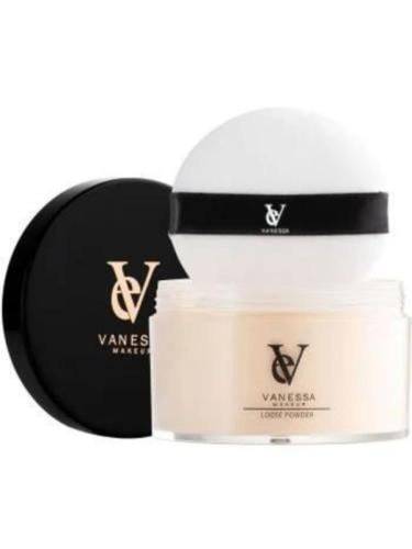 فانيسا ميك أب (Vanessa Makeup) بودرة تثبيت منثورة (لوس باودر) صفراء بنانا 02