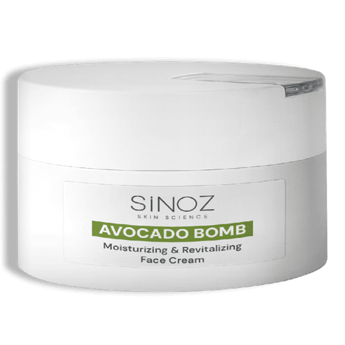 سينوز (Sinoz) كريم الوجه أفوكادو بومب (Avocado Bomb) لترطيب وتغذية البشرة - 50 مل