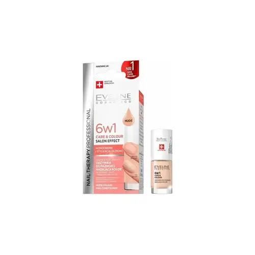 إيفلين (Eveline) بلسم مقوي للأظافر 6 في 1 (Nail Therapy) لون نيود - 5 مل