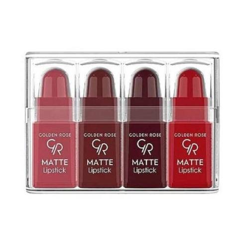 جولدن روز (Golden Rose) أحمر شفاه (روج) غير لامع ميني (Mini Matte) صغير وعملي - 4 جم