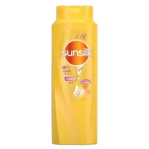 صانسيلك (Sunsilk) شامبو شعر ناعم وانسيابي (اللون الأصفر) - 600 مل