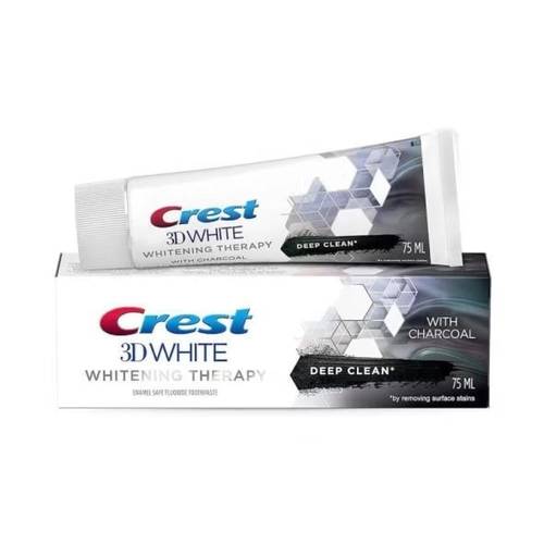 كرست (Crest) معجون أسنان ثري دي وايت (3D White) بالفحم النشط لتبييض الأسنان - 120 مل