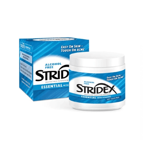 ستريدكس (Stridex) مسحات قطنية ناعمة مع الفيتامينات لعلاج حب الشباب وتجديد البشرة