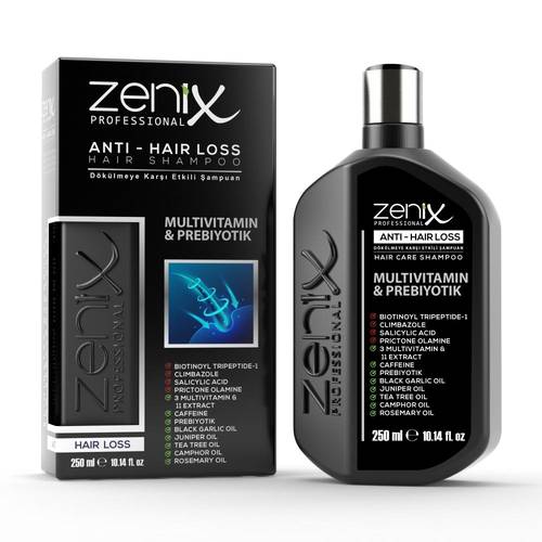 زينكس (Xenex) شامبو الشعر الطبيعي الفعال ضد تساقط الشعر وتقوية الجذور - 250 مل