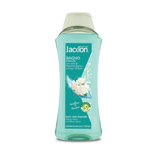 جاكلون (Jaclon) سائل استحمام (شاور جل) برائحة المسك الأبيض وماء الورد - 1000 مل