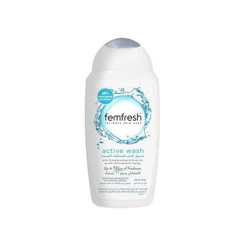 فيم فريش غسول يومي للمناطق الحميمية (Active Fresh) بالفضة المنشطة - 250 مل