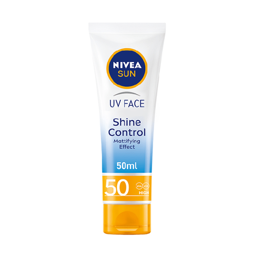 نيفيا واقي شمس للوجه (Shine Control) للتحكم باللمعان ومظهر مطفي للبشرة الدهنية - 50 مل